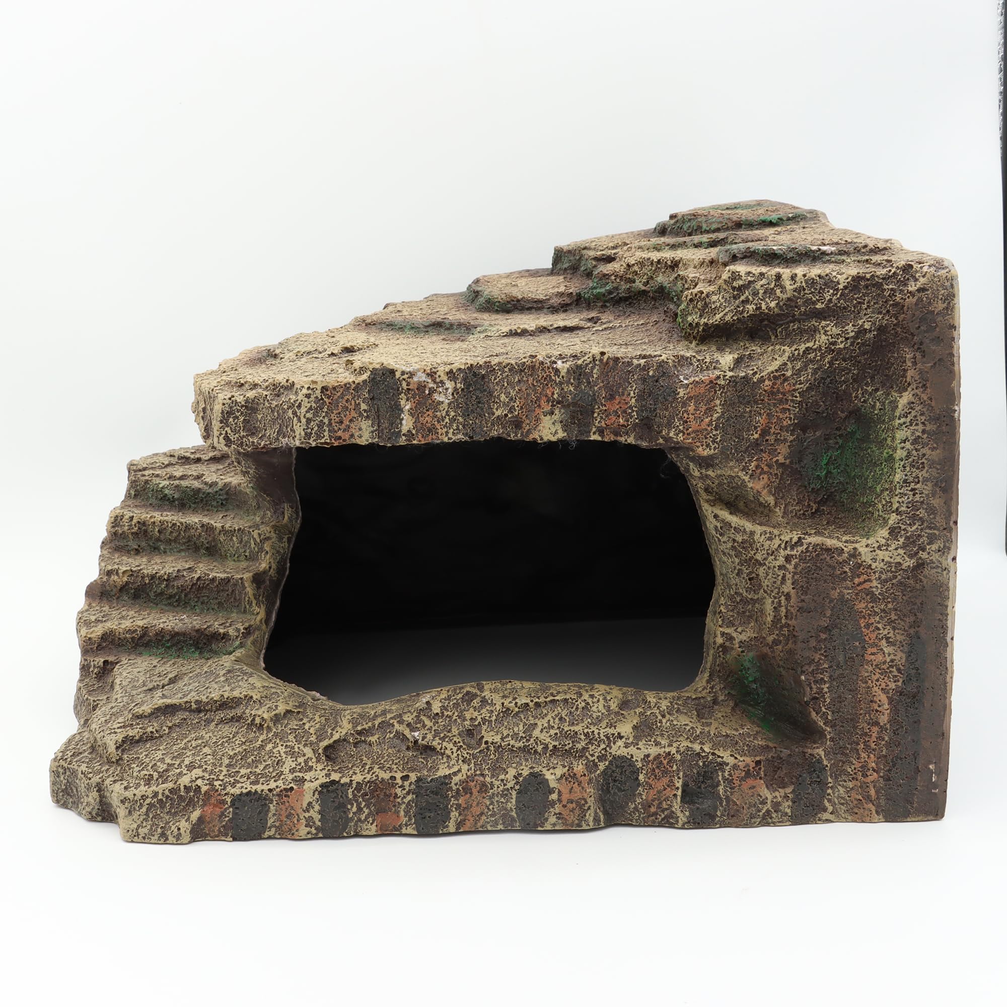 HIDEOUT DAC National Geographic おまけ付 Amazon.com : NANEEZOO Reptile Hide Cave 2 in 1 Reptile Humid